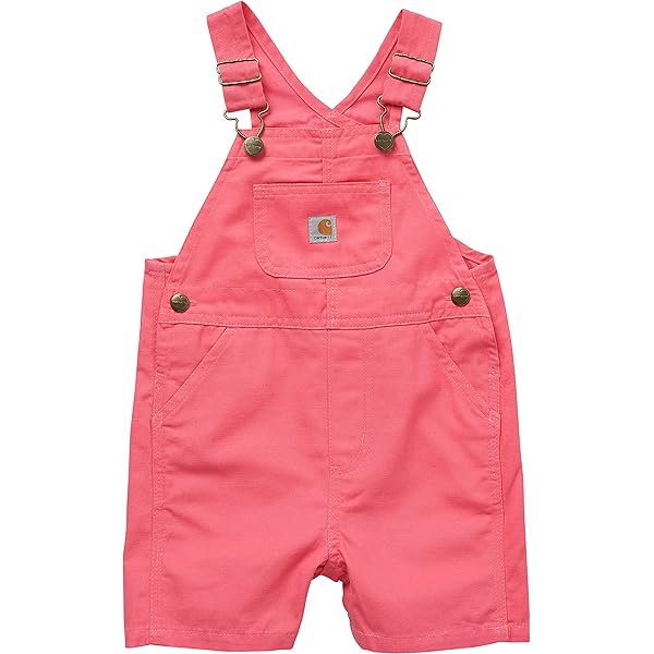 Amazon.com: Carhartt Baby Girls Canvas Bib Overalls, Carhartt Pink